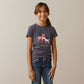10043741 Ariat Youth Cuteness SS T-Shirt Periscope