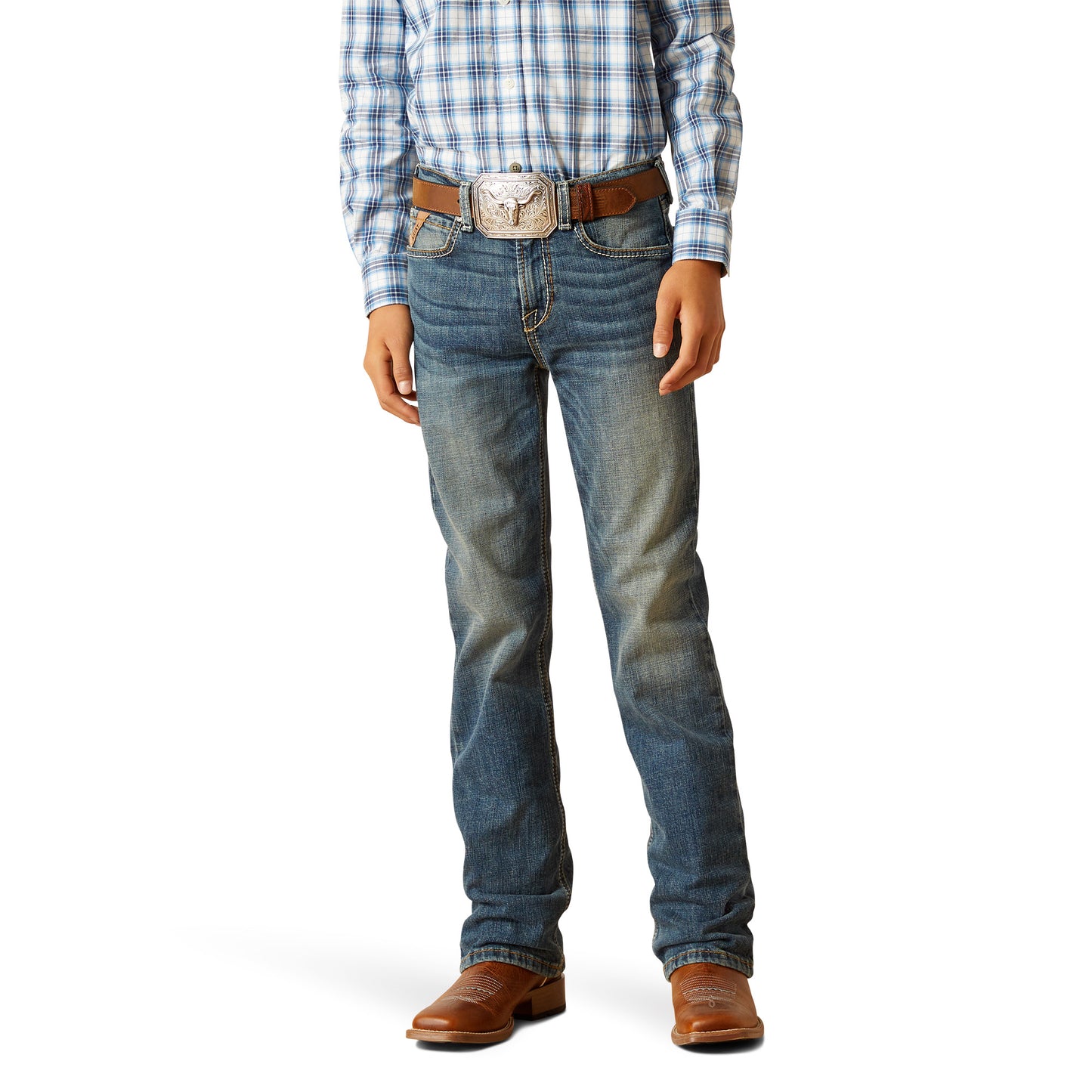 10048252 Ariat Boy's B4 Relaxed Sebastian Boot Cut