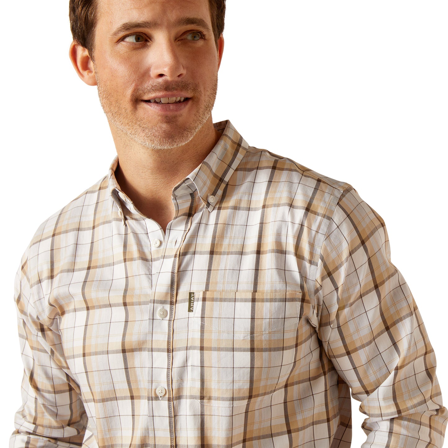 10048653 Ariat Men's Napa LS Shirt Check