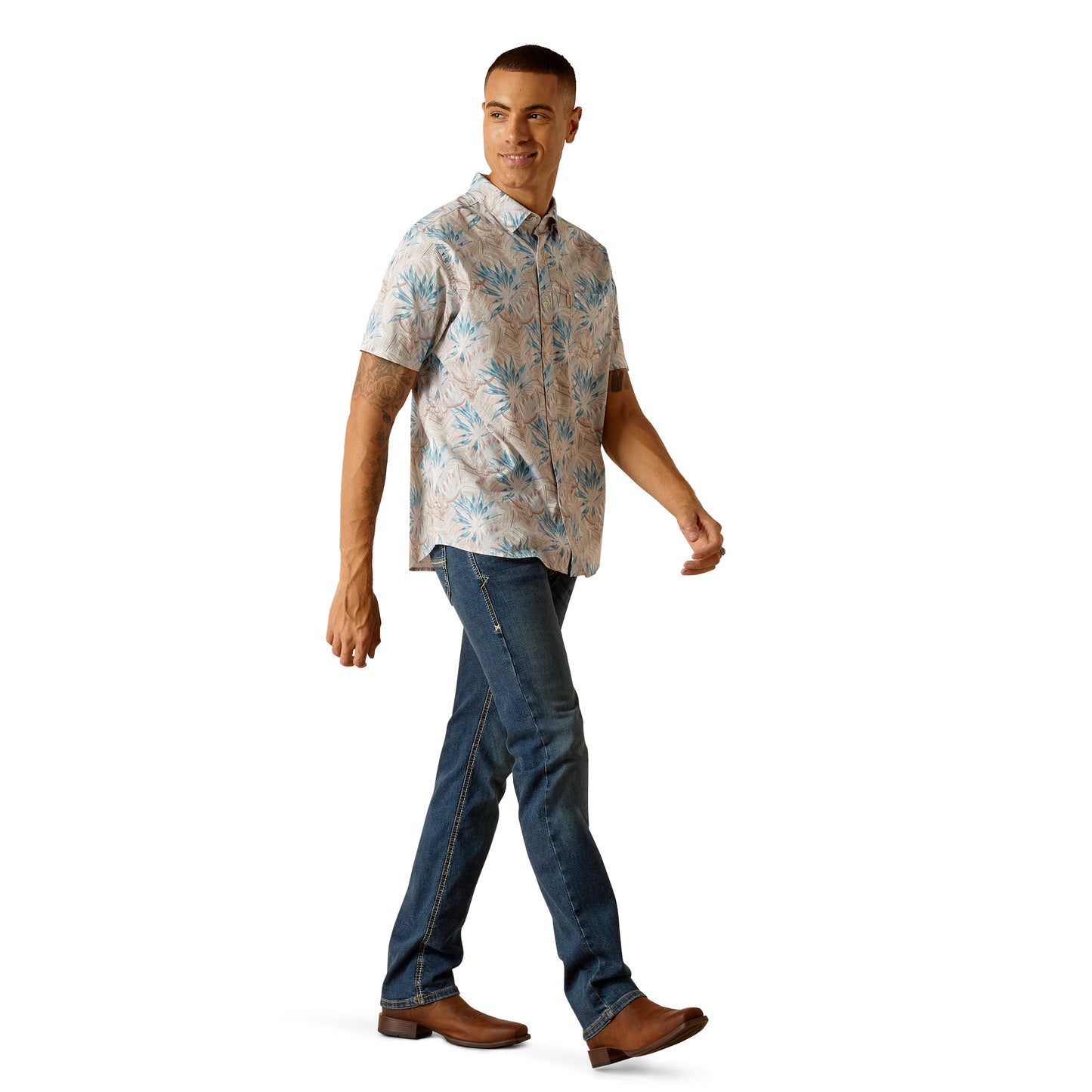 10048627 Ariat Men's Macklin Modern Fit Shirt