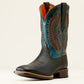 10050904 Ariat Men's Rowder Venttek 360 Black/Dark Teal Boots