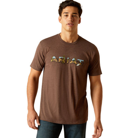 10051759 Ariat Men's Logo SW Landscape Tee