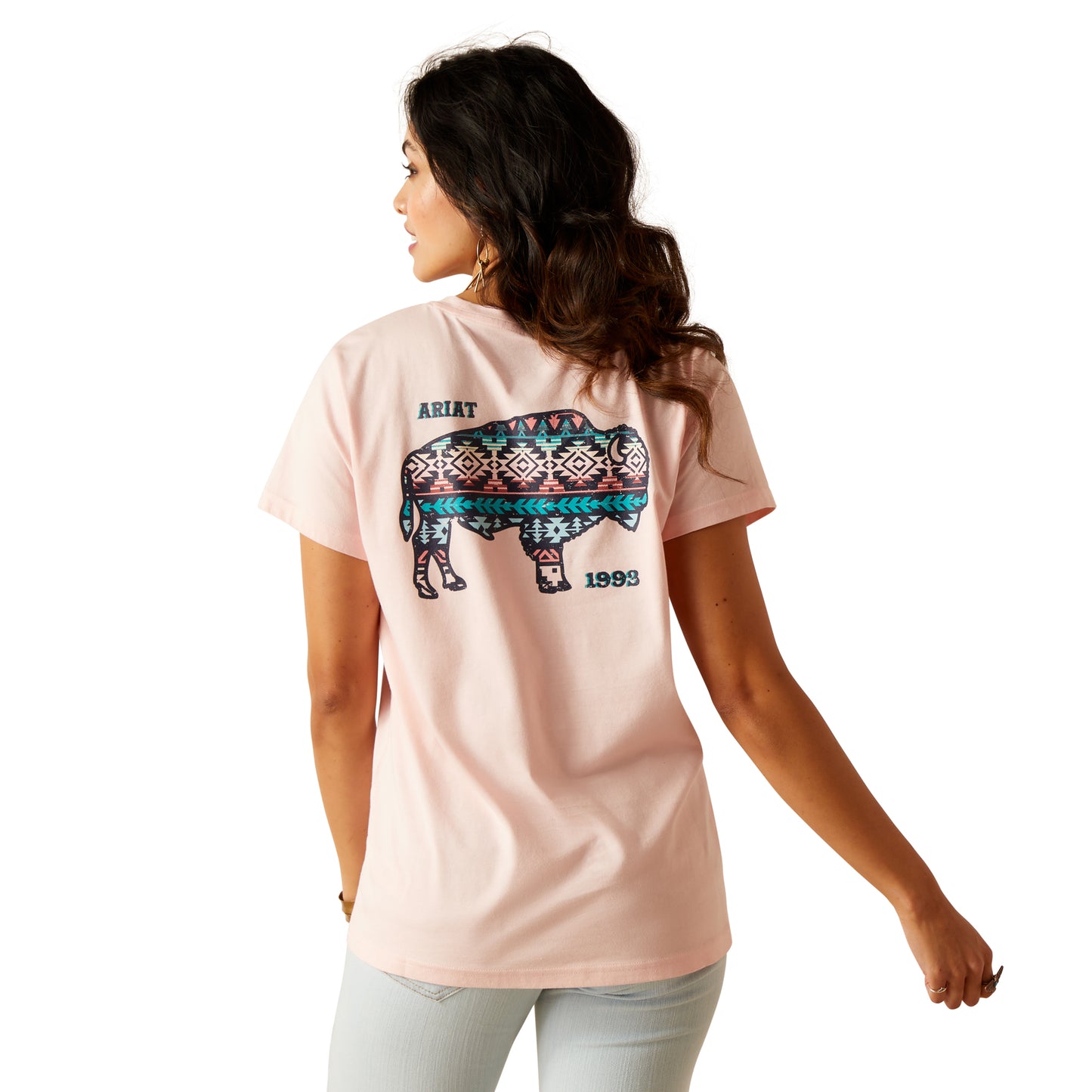 10048645 Ariat Women's Granger T-Shirt Blushing Rose