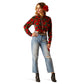 10048676 Ariat Women's Retro Rose Rodeo Quincy Shirt