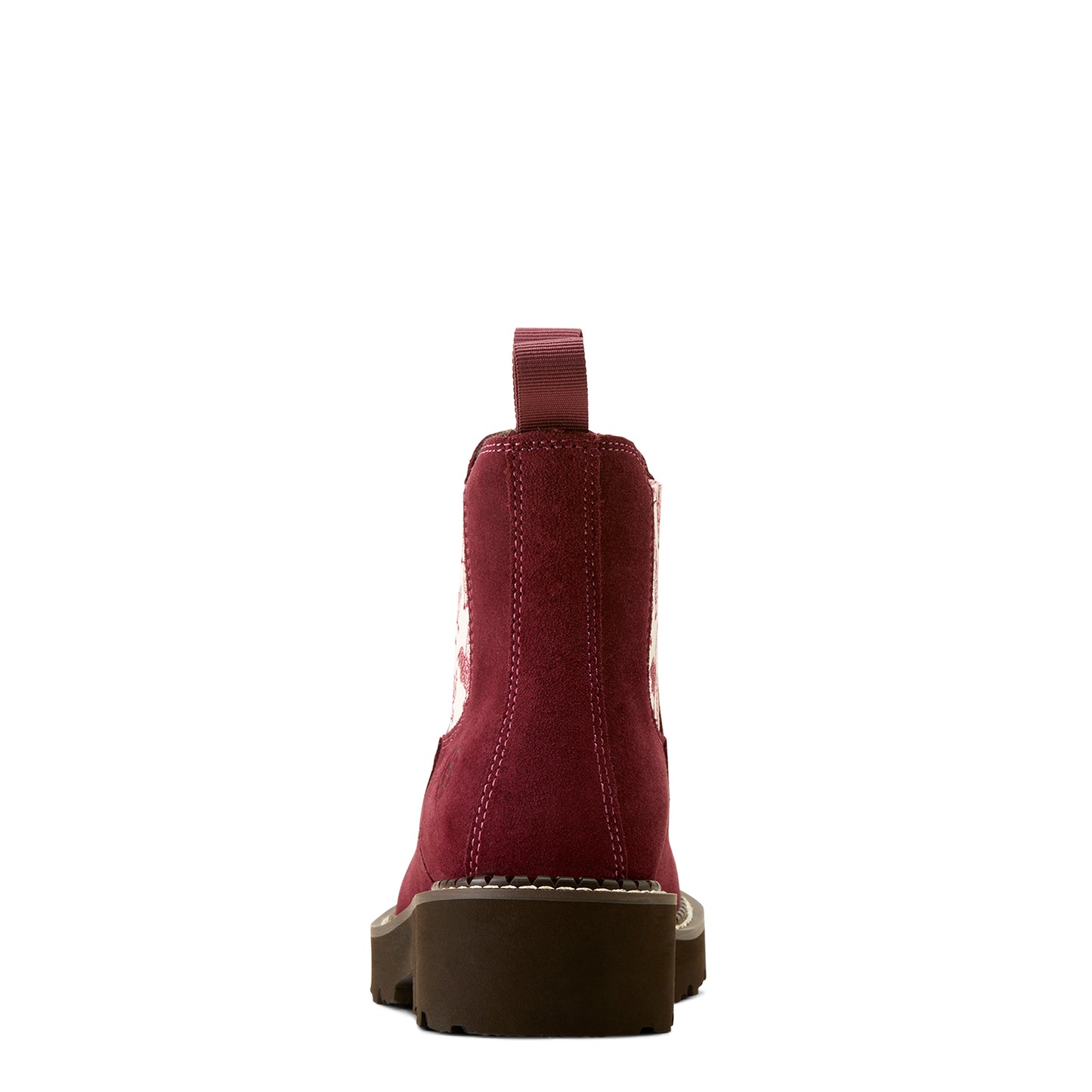 10050892 Ariat Women's Fatbaby Twin Gore Burgundy Suede/Henhouse