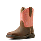 10050916 Ariat Women's Anthem Shortie Myra Honey Bee/Cosmic Coral