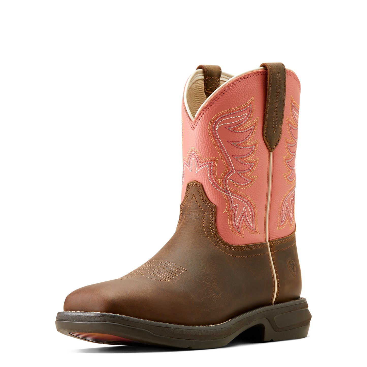 10050916 Ariat Women's Anthem Shortie Myra Honey Bee/Cosmic Coral