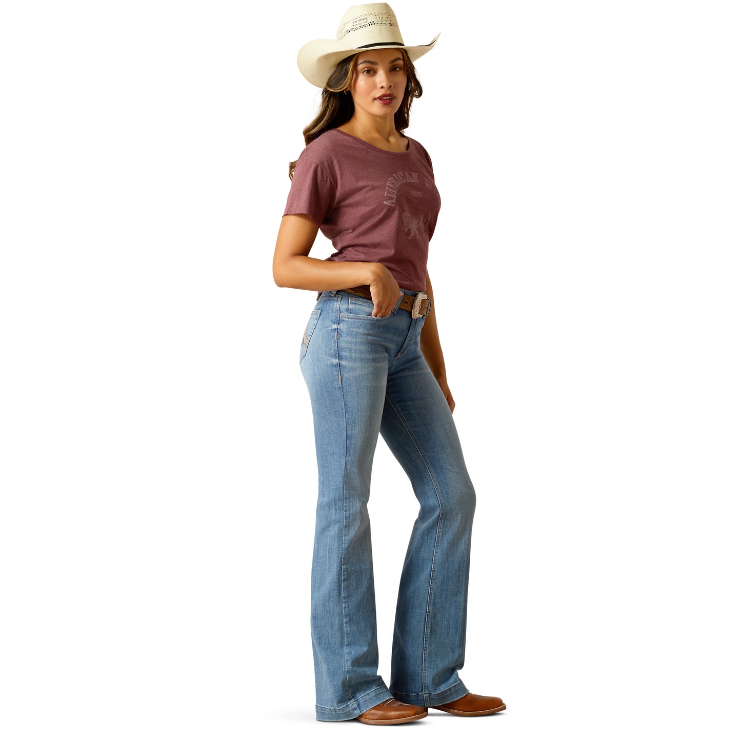 10051614 Ariat Women's High Rise Alice Slim Trouser REGULAR Leg