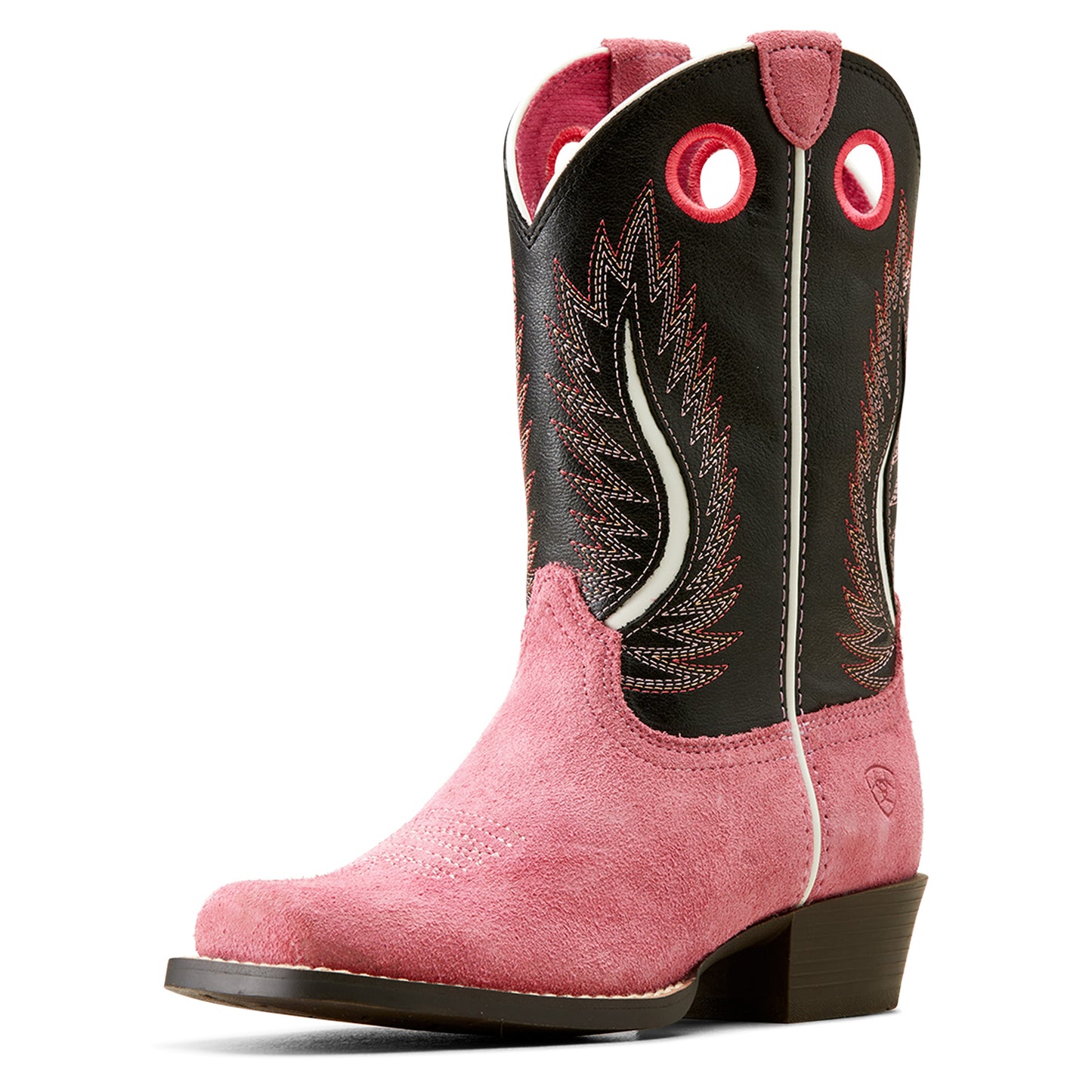 10050880 Ariat Kid's Futurity Worth Haute Pink Suede/Maddison Avenue