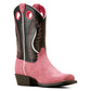 10050880 Ariat Kid's Futurity Worth Haute Pink Suede/Maddison Avenue