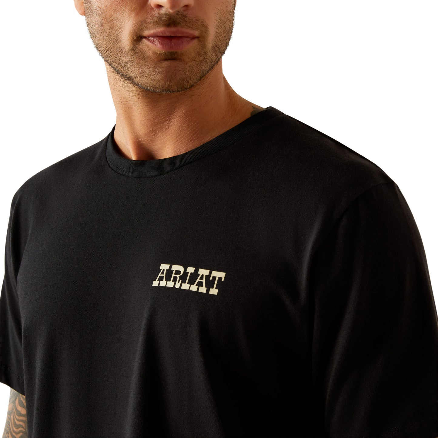 10054768 Ariat Men's Bull SS Tee Black