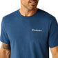 10054773 Ariat Men's Line Frame Hex SS Tee Denim Black