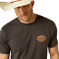 10054837 Ariat Men's O'L Style Lockup SS Tee Vintage Black