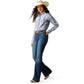 10058912 Ariat Women's High Rise Slim Trouser Paula Long Leg