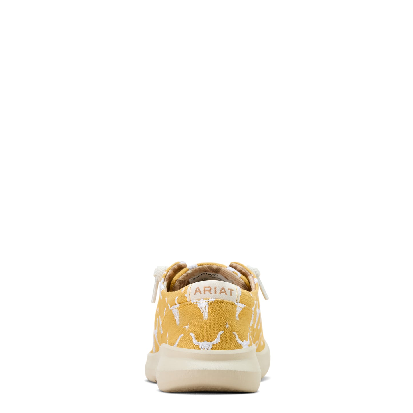 10061129 Ariat Women's Hilo Doodle Mustard Steer Heads B Wide