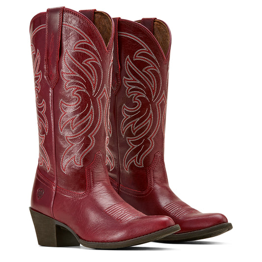 10061205 Ariat Women's Heritage J Toe Stretchfit Western Boot