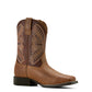 10061136 Ariat Youth Ruidoso Pearl/Chocolate Brown