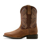 10061136 Ariat Youth Ruidoso Pearl/Chocolate Brown