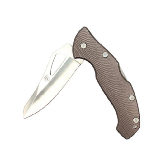 A0010406 Folding Plain blade knife Grey