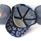 WL531 Wild Lace Women's Blue Leopard Trucker Cap