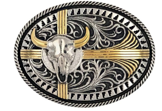 A927 Attitude Buckles Buffalo Crest buckle