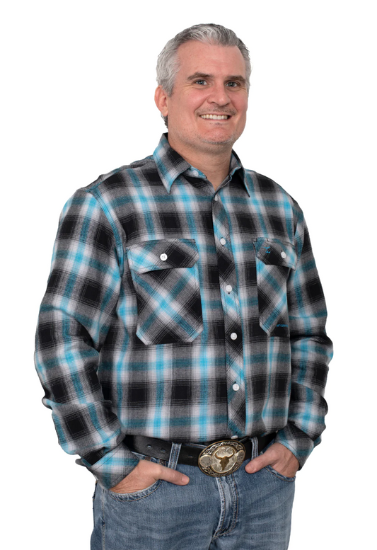 20202231 Just Country Men's Evan Work shirt Flannel