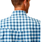 03-001-0378-2093 Roper Mns Amarillo Collection L/S Shirt Plaid Blue