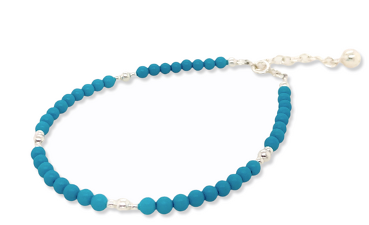 BB0300 Turquoise Fine S/S Bracelet