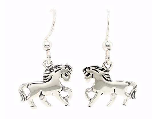 EB0550 Horse Drops S/S Earrings