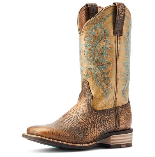 10044442 Ariat Women's Olena Bronze Age/ Green Mile