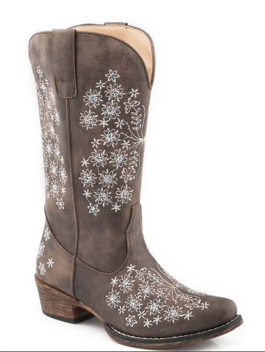 09-021-1566-3016BR Roper Women's Riley Bouquet Brown