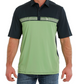 MTK1872001 Cinch Mns Green & Black Polo