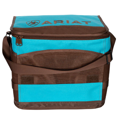 4-200TQ Ariat Cooler Bag Turquoise/Brown