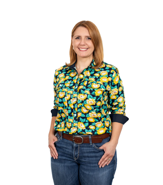 WWLS2347 Just Country Women's Abbey Full Button Workshirt