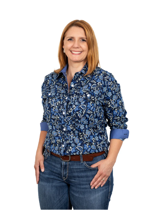 WWLS2351 Just Country Women's Abbey Full Button Workshirt