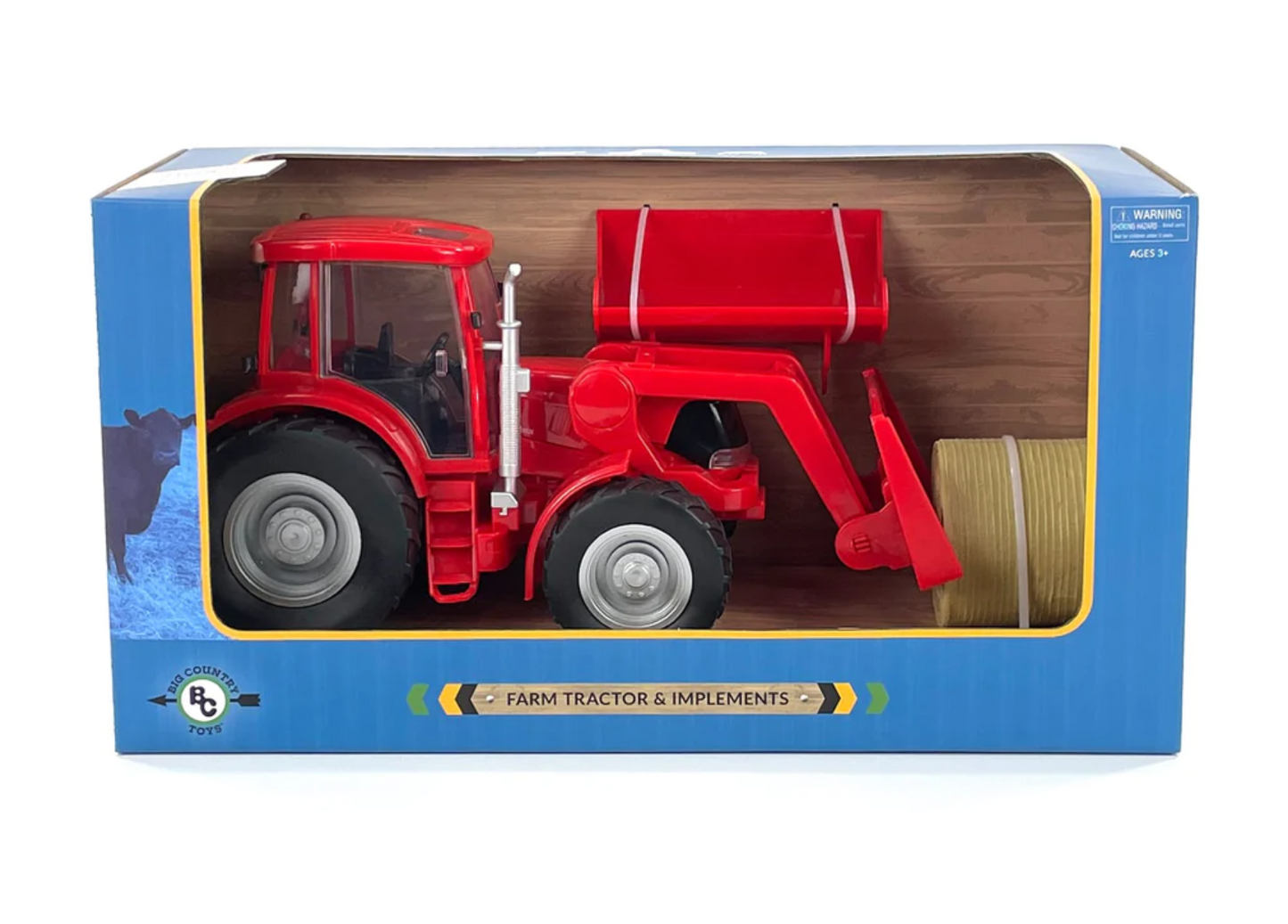 459R Big Country Toys Tractor & Implements Red