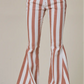 WL482 Vegas Line Tao Striped Bell Bottom Jeans