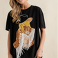 32500T Vegas Line Zouk Sequin Cowgirl Tee