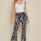 WL2300PH Nashville Line Honky Tonk Highway Print bellbottoms