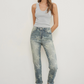 P1272 Nashville Line Birch Star Crop Jean