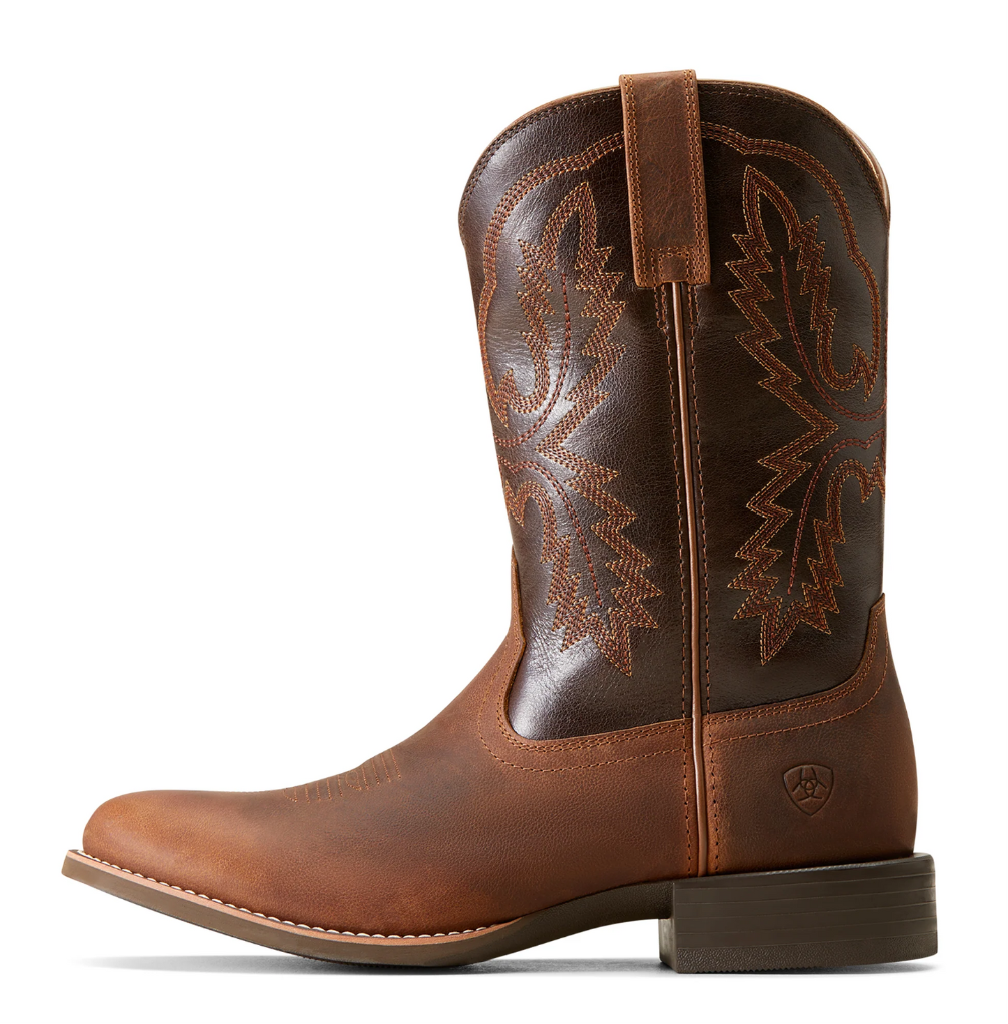 10046871 Ariat Men's Sport Stratten Sorrel crunch/ Bitter Brown