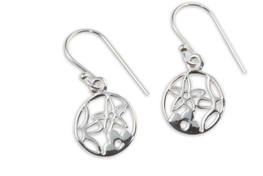 EB0011 MCJ Flower Cutout Dangle S/S Earrings