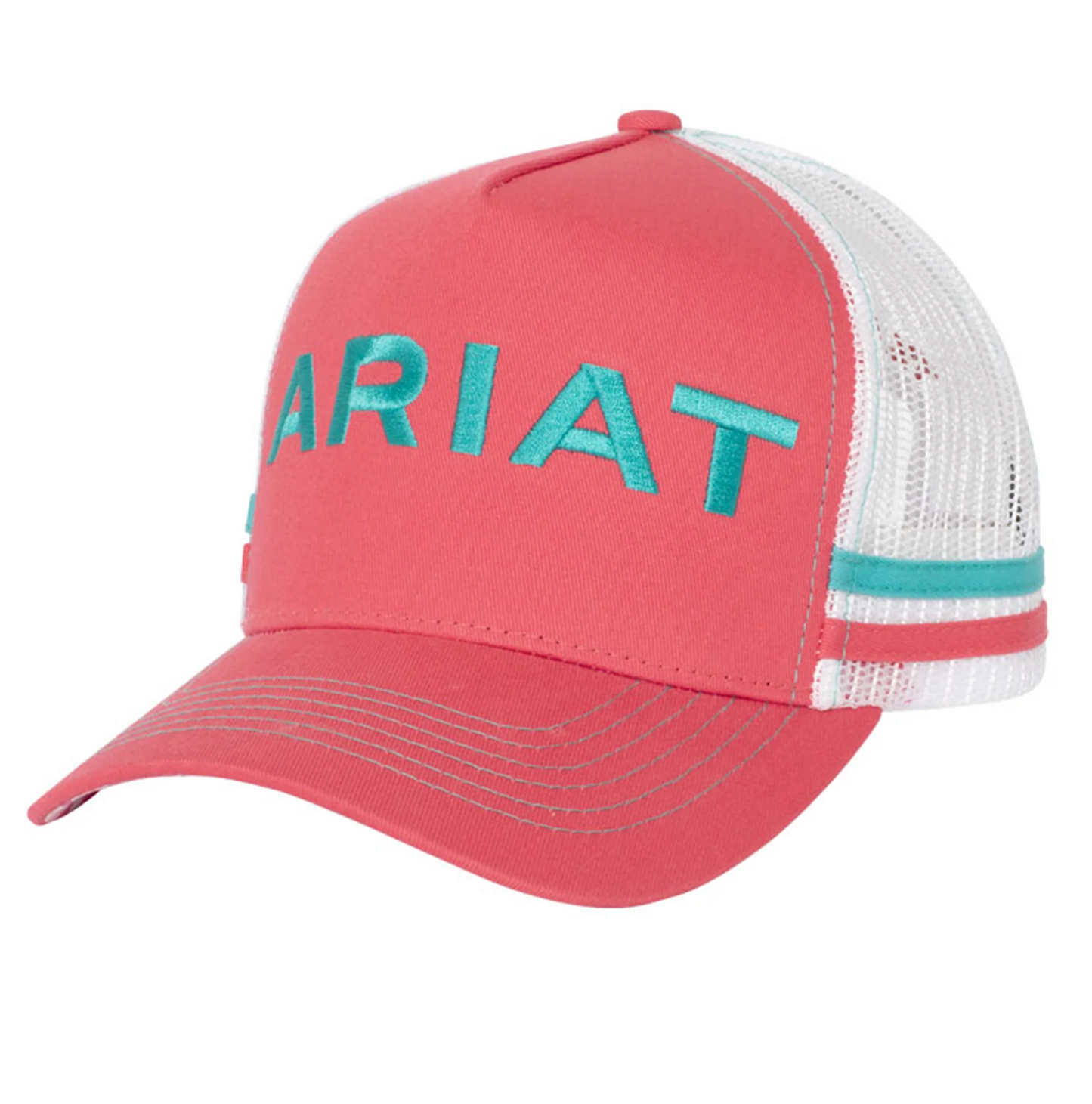 AC2211 Ariat Patriot Trucker cap Raspberry