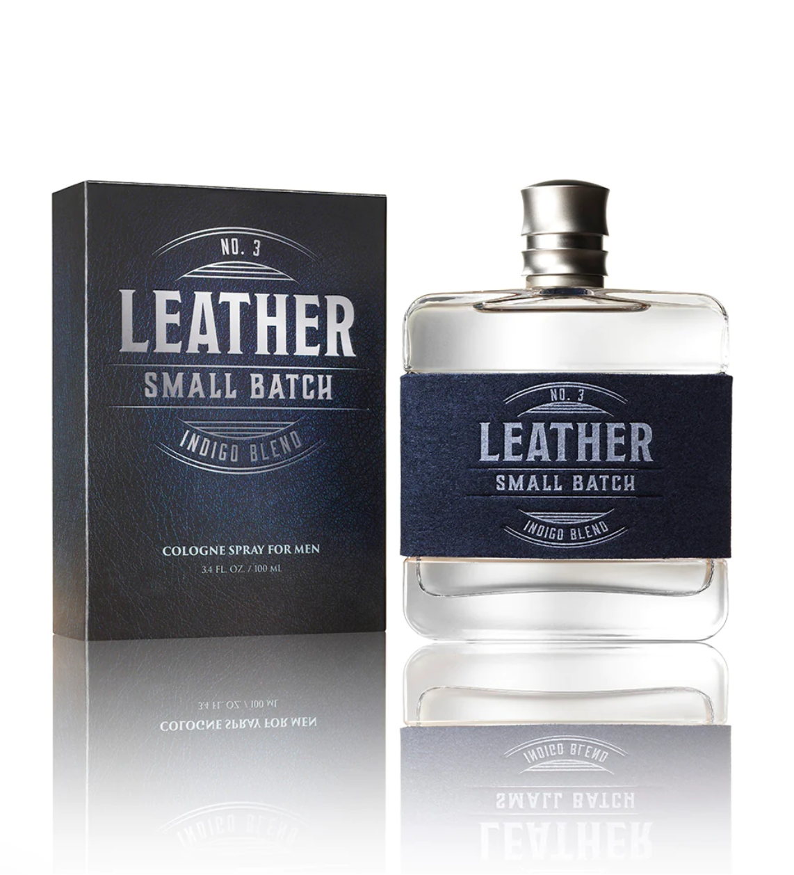 94456 Tru Western Men's leather #3 small batch Indigo Blend EAU DE Cologne 100ml