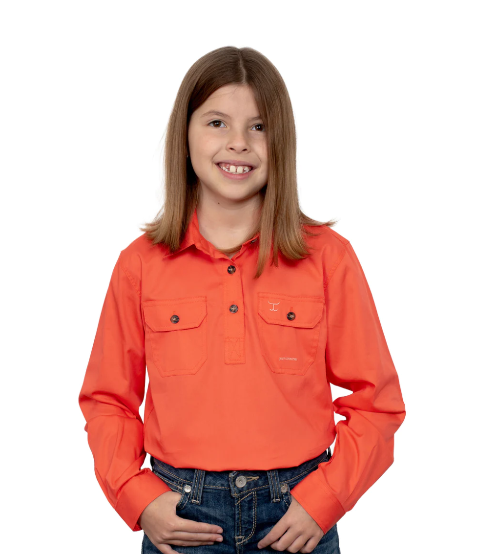 60606HCL Just Country Kenzie Work Shirt Hot Chilli