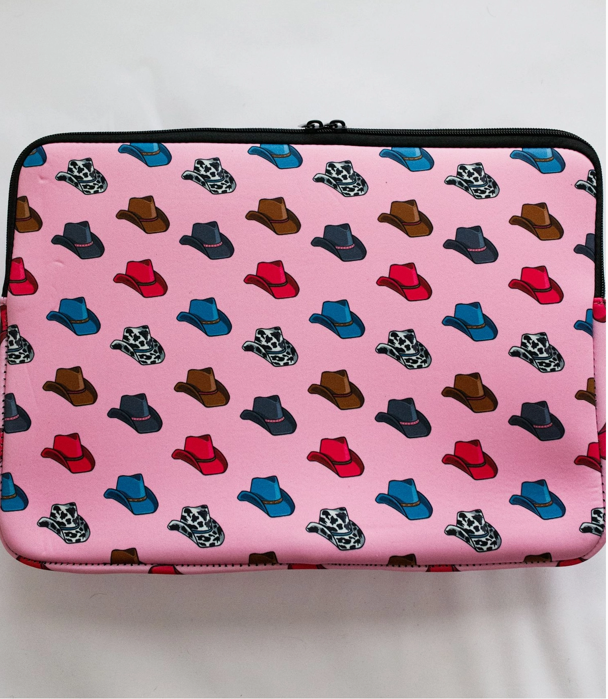 LAP007 Pink Cowboy Hat Laptop Case