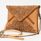 ADBG1109A USA Tooled Leather Dakota Handbag