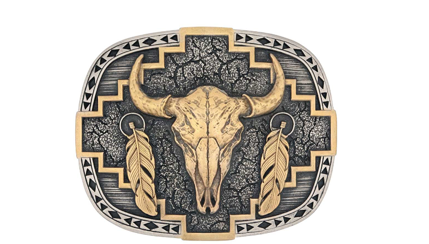 A979P Montana West Southwest Abundance Buckle