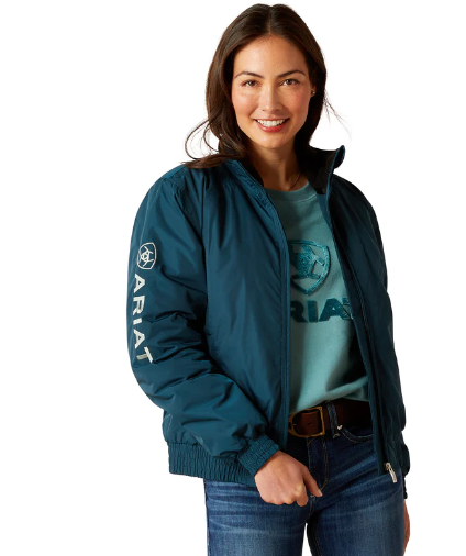 10046629 Ariat Women's Insulated Stable Jacket Reflecting Pond