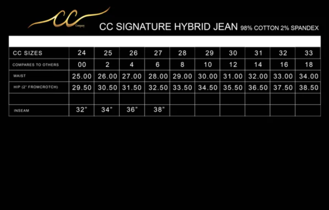 66801254 CC Western Signature Hybrid Jean bootcut 32Leg